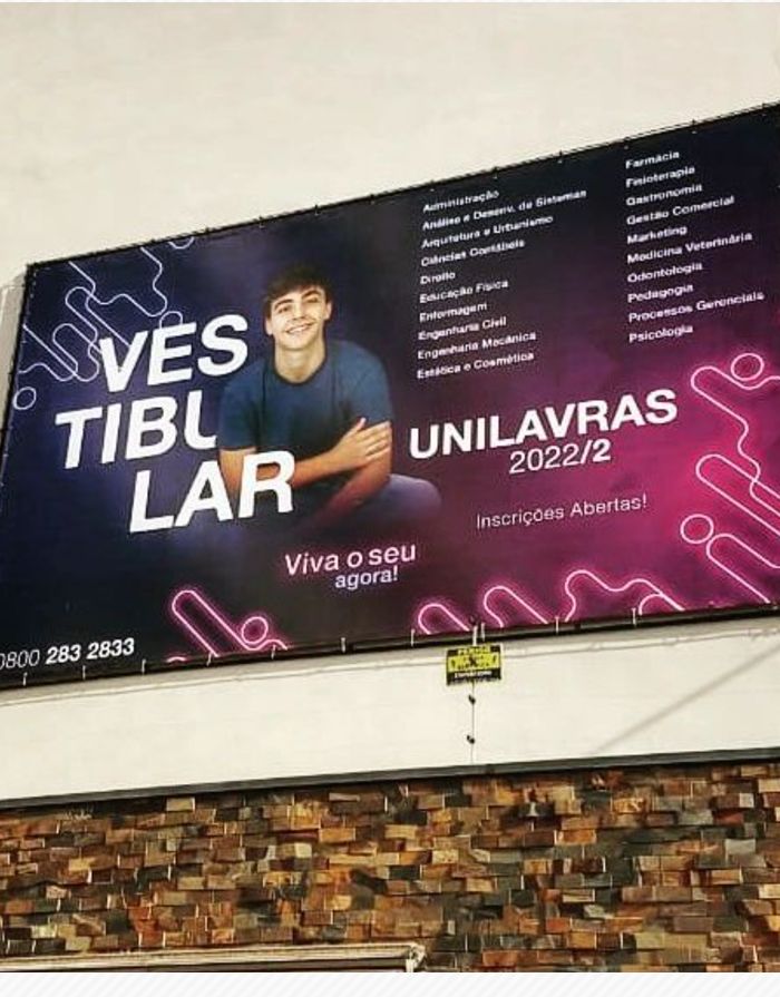 Outdoor Unilavras — vestibular