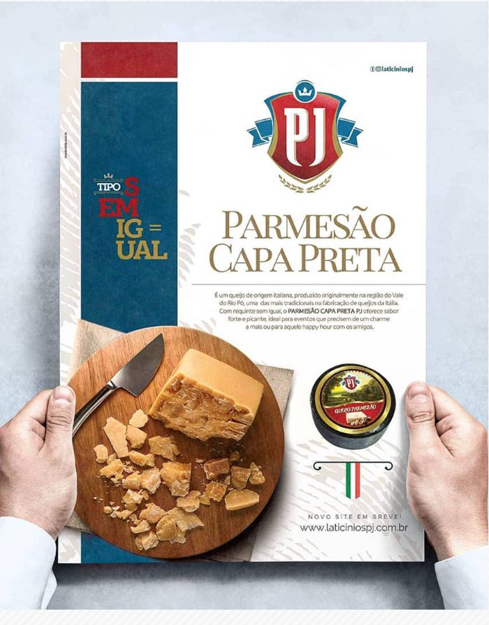 Anúncio Parmesão Capa Preta PJ
